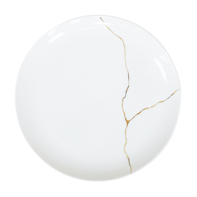 _0063_Teller flach 27 cm _Pearl Kintsugi__top
